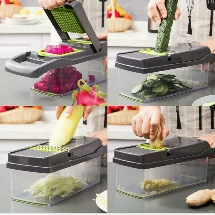 16-in-1 Vegetable Chopper & Slicer for Kitchen Essentials