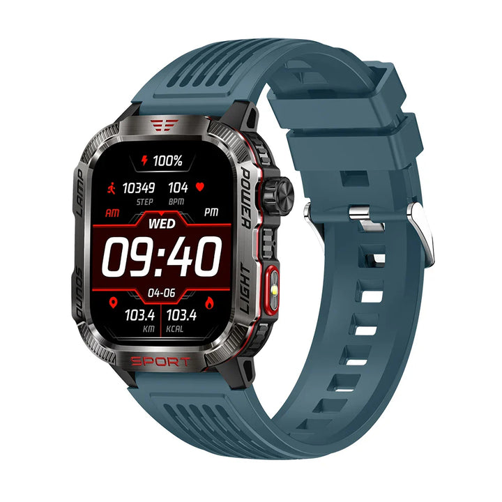 Men’s Waterproof Smartwatch with Bluetooth Calls & Fitness Tracking