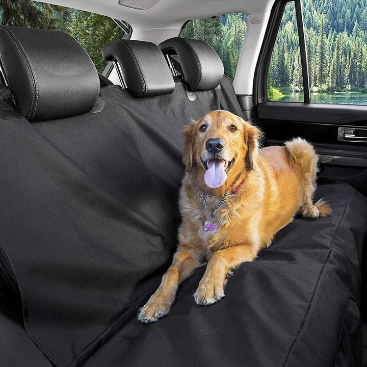 Dog Car Seat Cover - Waterproof Backseat Cushion for Pets