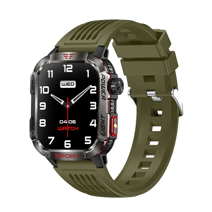 Men’s Waterproof Smartwatch with Bluetooth Calls & Fitness Tracking